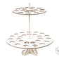 Two Tier Circle Confetti Cone Stand