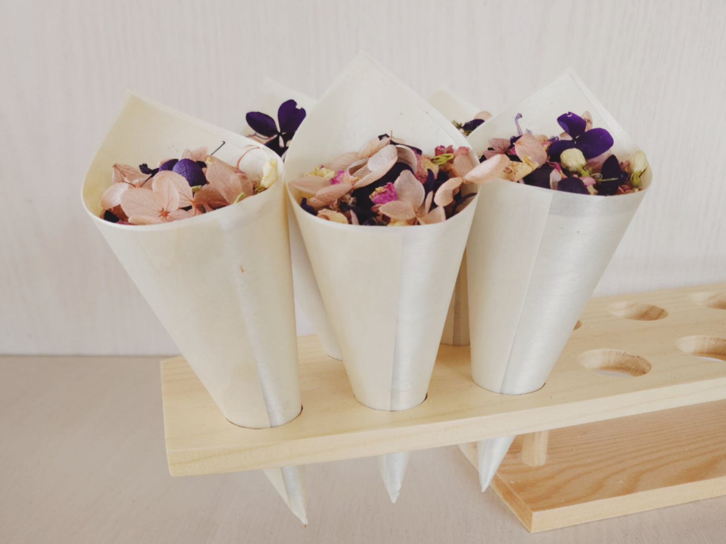 Bamboo Confetti Cones