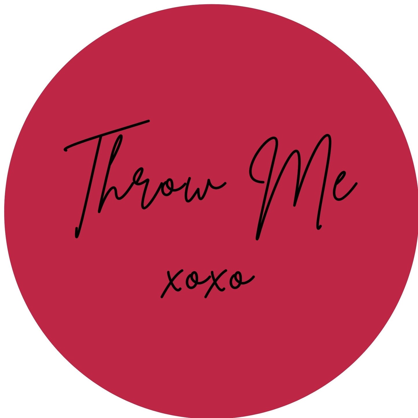 THROW ME #6 Confetti Pre-Printed Sticker