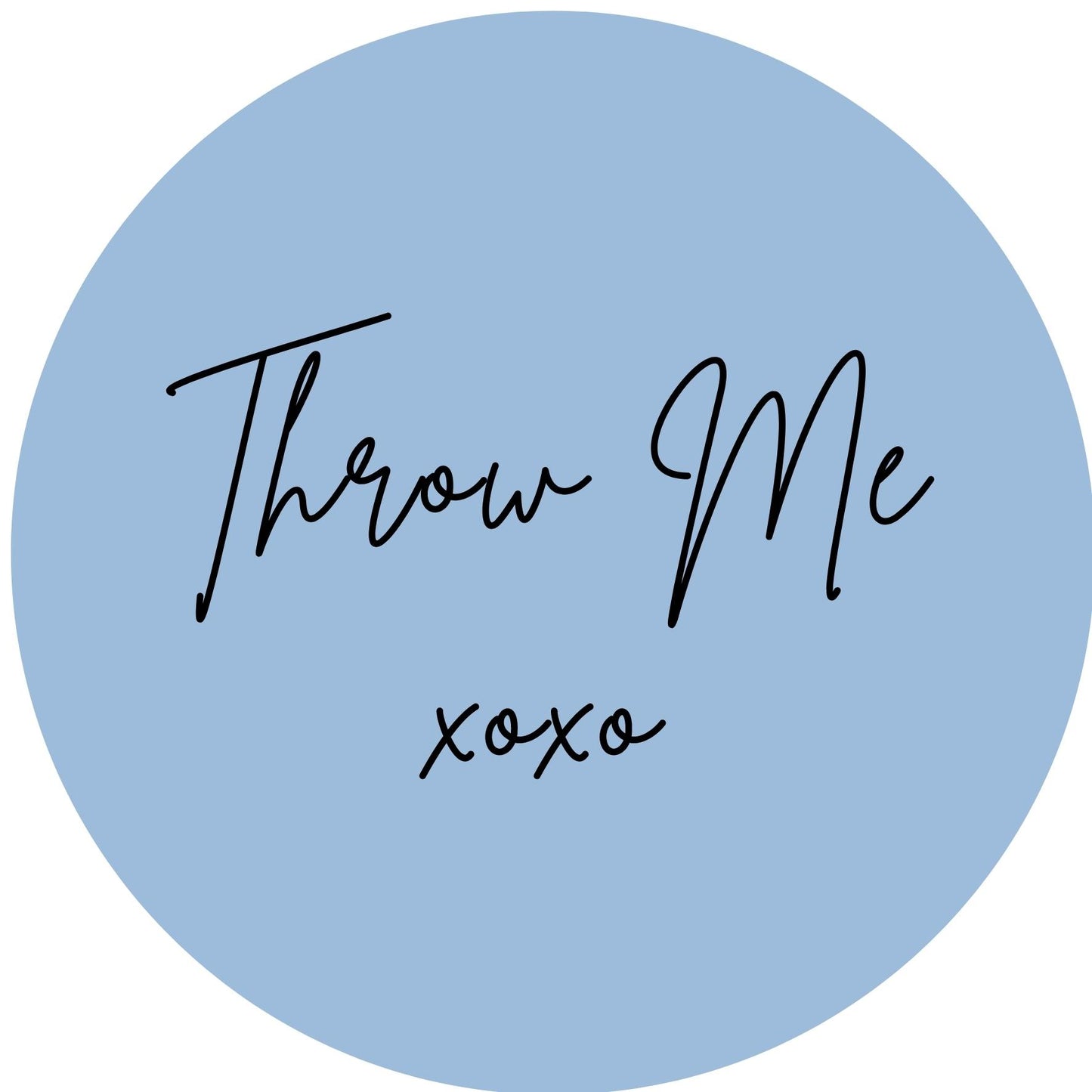 THROW ME #6 Confetti Pre-Printed Sticker