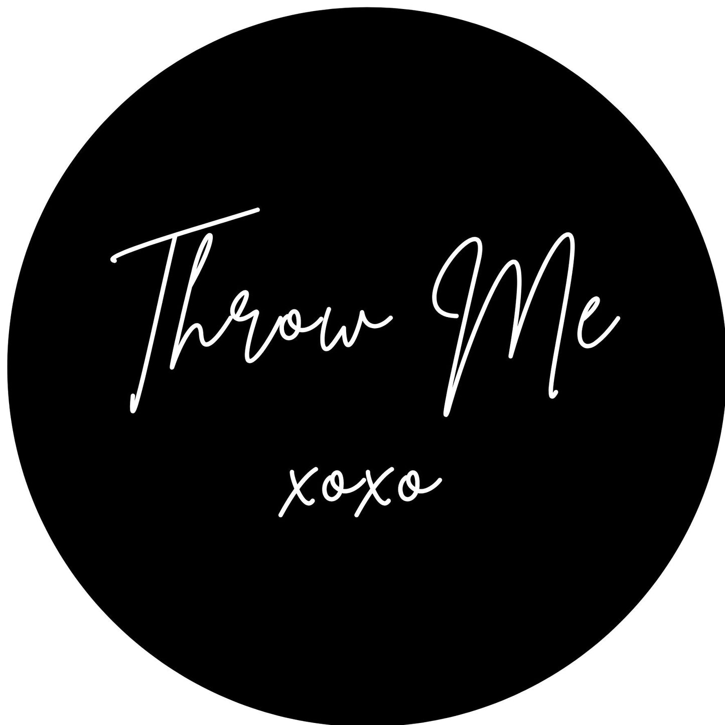 THROW ME #6 Confetti Pre-Printed Sticker