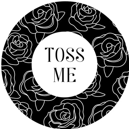TOSS ME #8 Confetti Pre-Printed Sticker