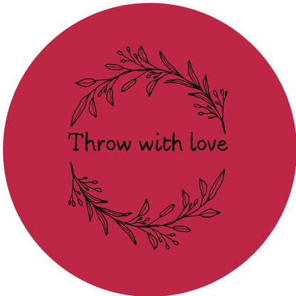 THROW WITH LOVE #12 Confetti Pre-Printed Sticker