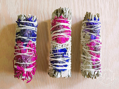 'BLISSFUL' White Sage Smudge Stick