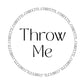 THROW ME #9 Confetti Pre-Printed Sticker