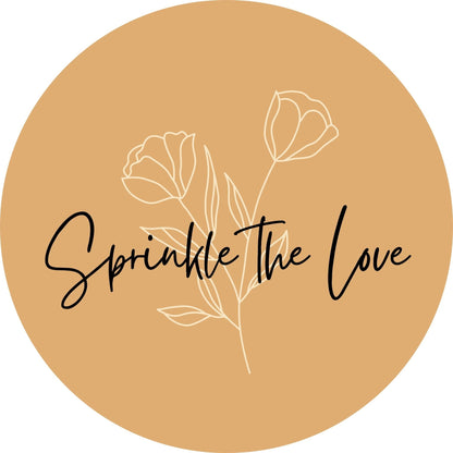 SPRINKLE THE LOVE #2 Confetti Pre-Printed Stickers
