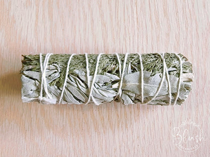 'WHITE SAGE & CEDAR' Smudge Stick