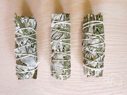 'WHITE SAGE & CEDAR' Smudge Stick