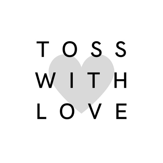 TOSS WITH LOVE #3 Confetti Pre-Printed Stickers