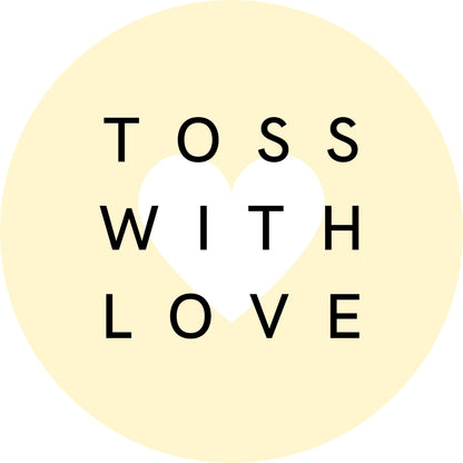 TOSS WITH LOVE #3 Confetti Pre-Printed Stickers