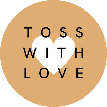 TOSS WITH LOVE #3 Confetti Pre-Printed Stickers