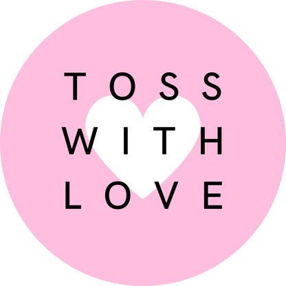 TOSS WITH LOVE #3 Confetti Pre-Printed Stickers