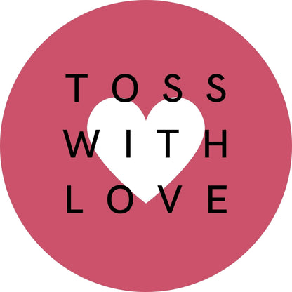 TOSS WITH LOVE #3 Confetti Pre-Printed Stickers