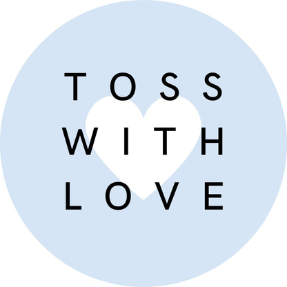 TOSS WITH LOVE #3 Confetti Pre-Printed Stickers