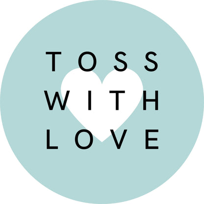 TOSS WITH LOVE #3 Confetti Pre-Printed Stickers