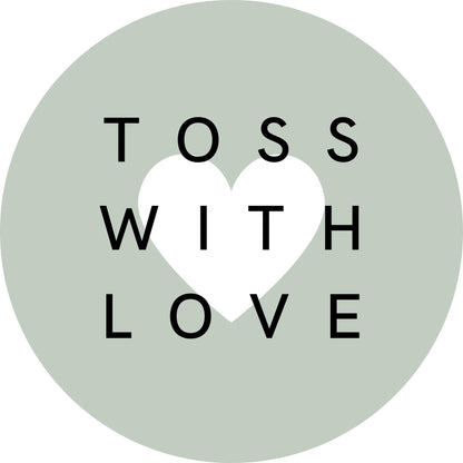 TOSS WITH LOVE #3 Confetti Pre-Printed Stickers