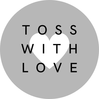 TOSS WITH LOVE #3 Confetti Pre-Printed Stickers