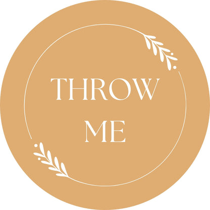 TOSS ME #1 Confetti Pre-Printed Stickers