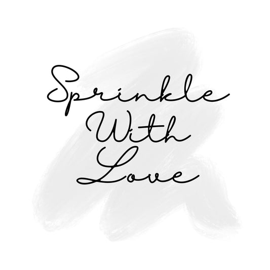 SPRINKLE WITH LOVE #5 Confetti Pre-Printed Stickers
