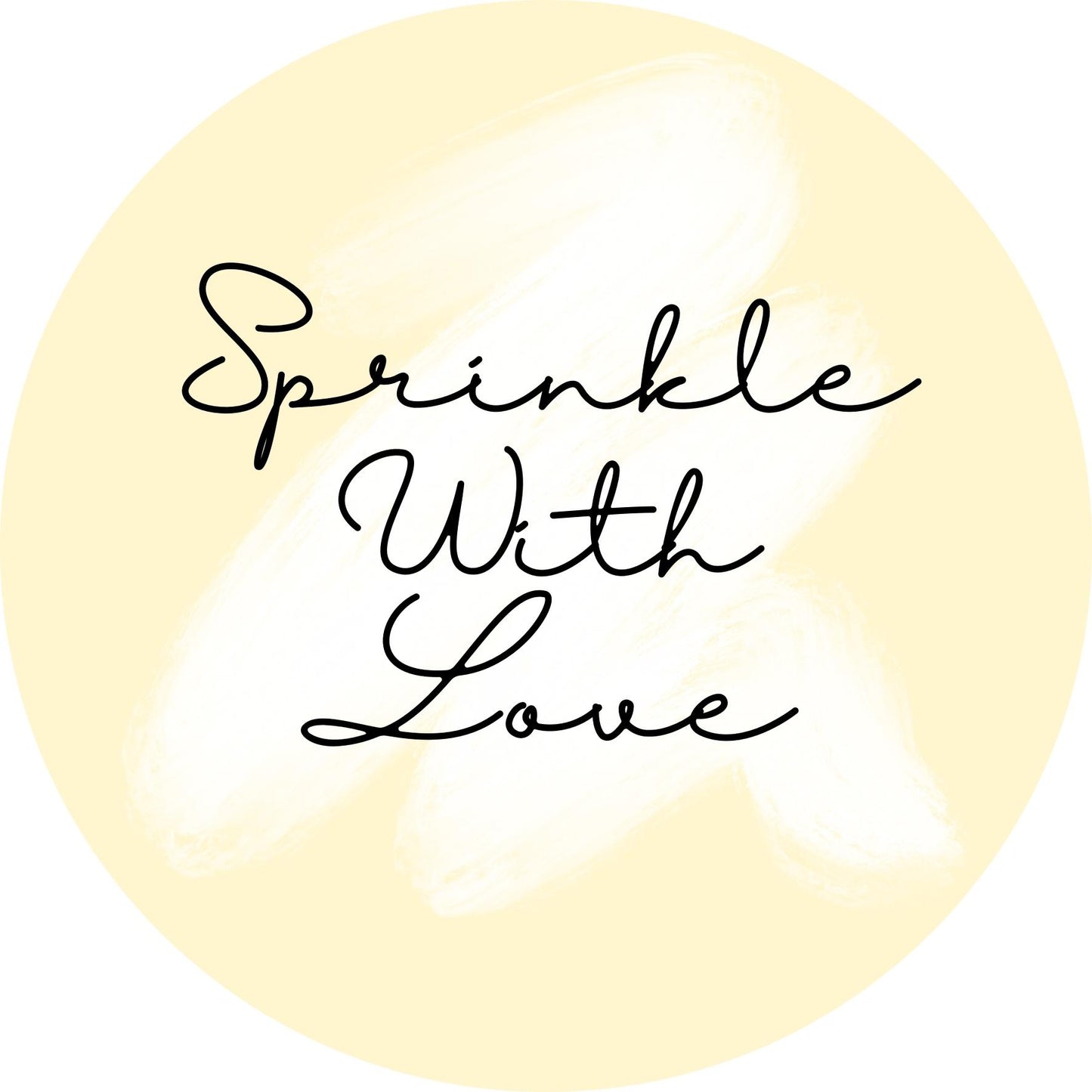 SPRINKLE WITH LOVE #5 Confetti Pre-Printed Stickers