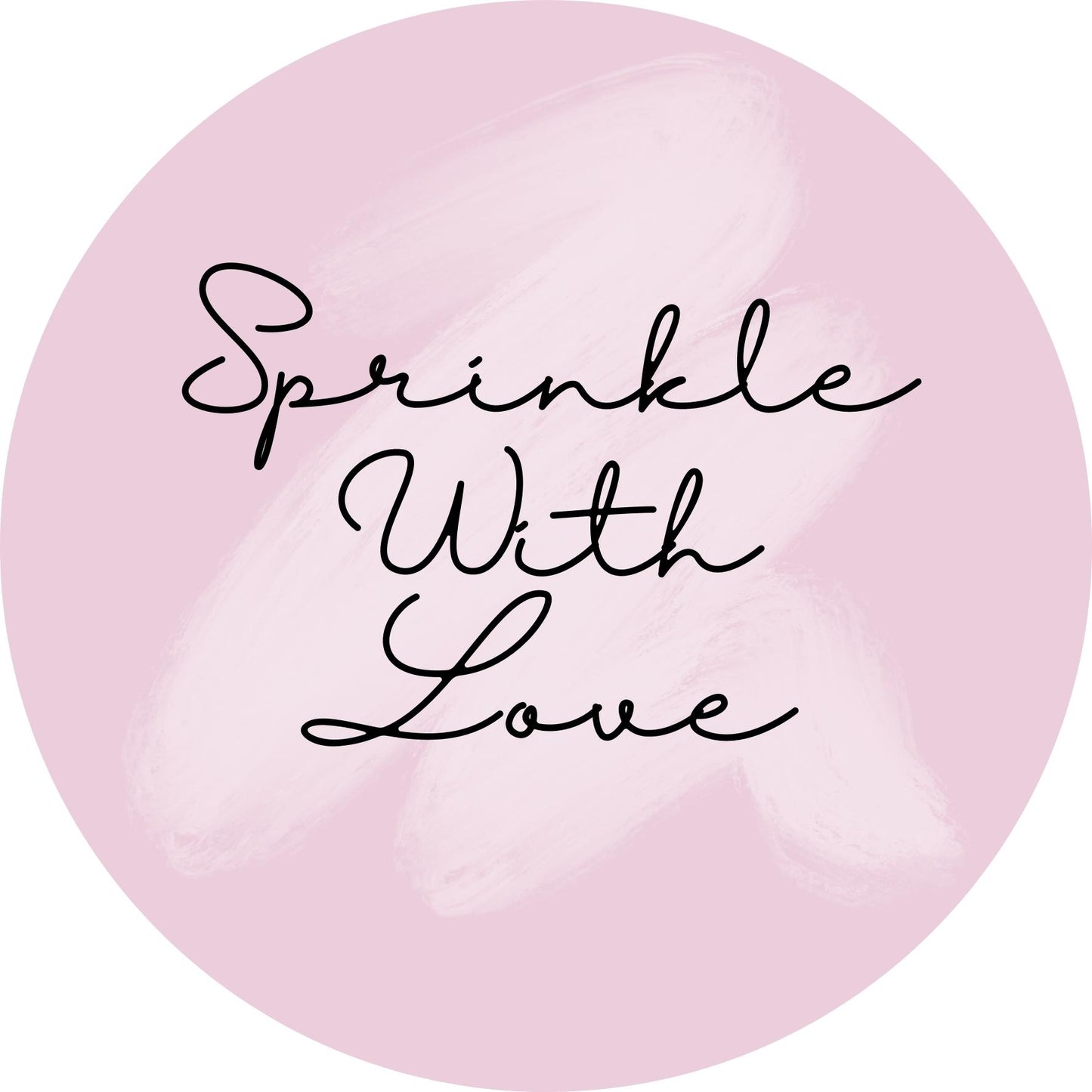 SPRINKLE WITH LOVE #5 Confetti Pre-Printed Stickers