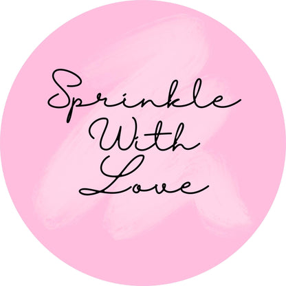 SPRINKLE WITH LOVE #5 Confetti Pre-Printed Stickers