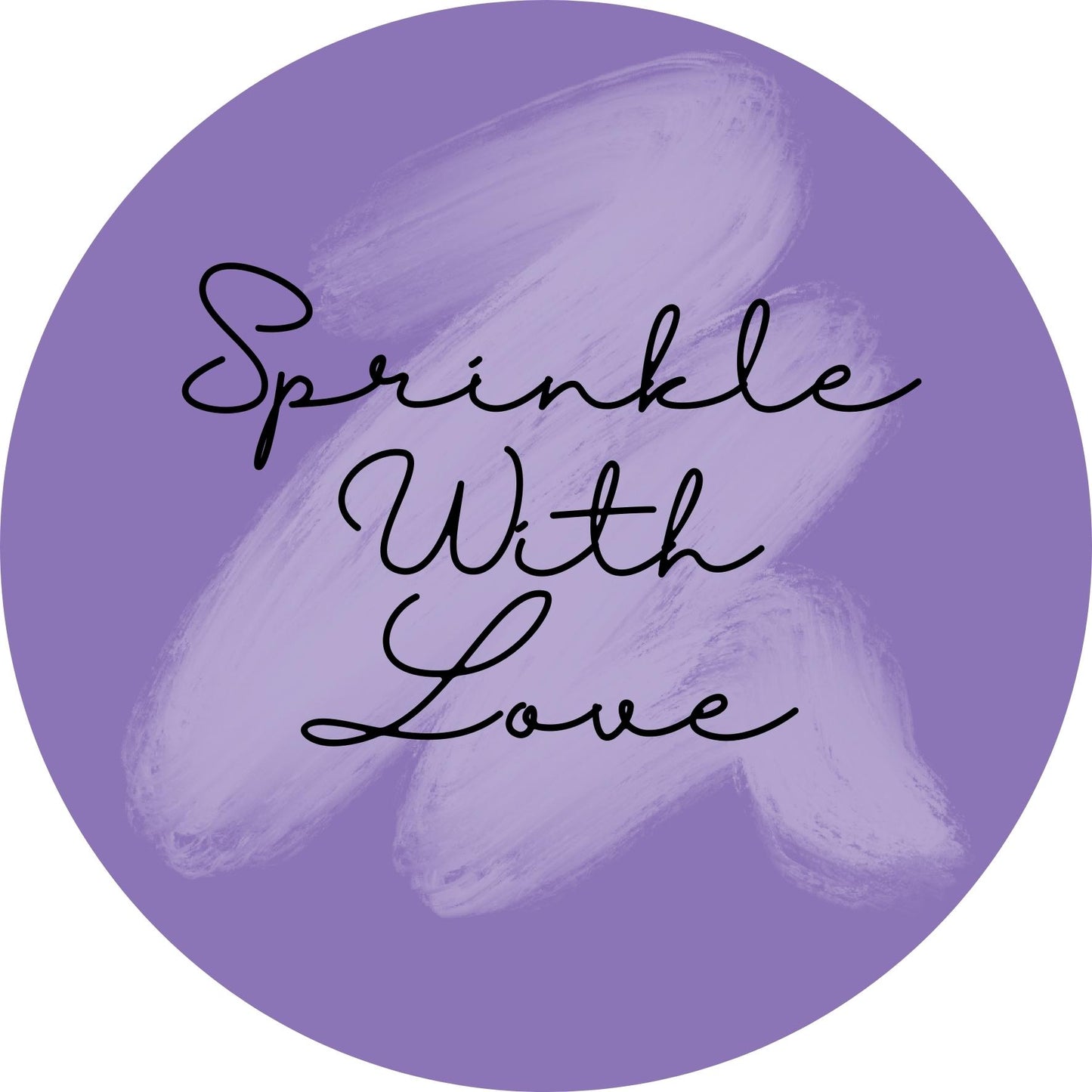 SPRINKLE WITH LOVE #5 Confetti Pre-Printed Stickers