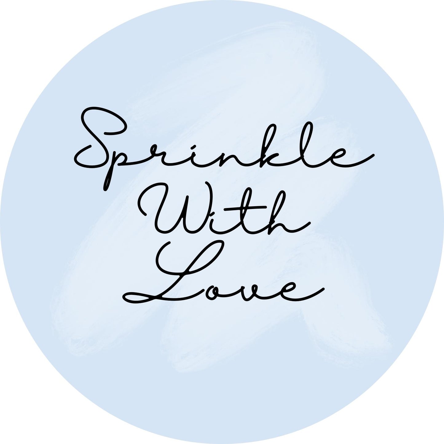 SPRINKLE WITH LOVE #5 Confetti Pre-Printed Stickers