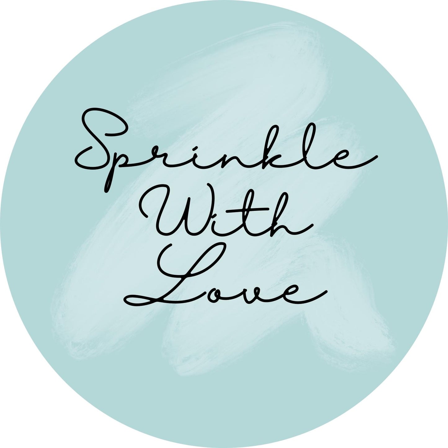 SPRINKLE WITH LOVE #5 Confetti Pre-Printed Stickers