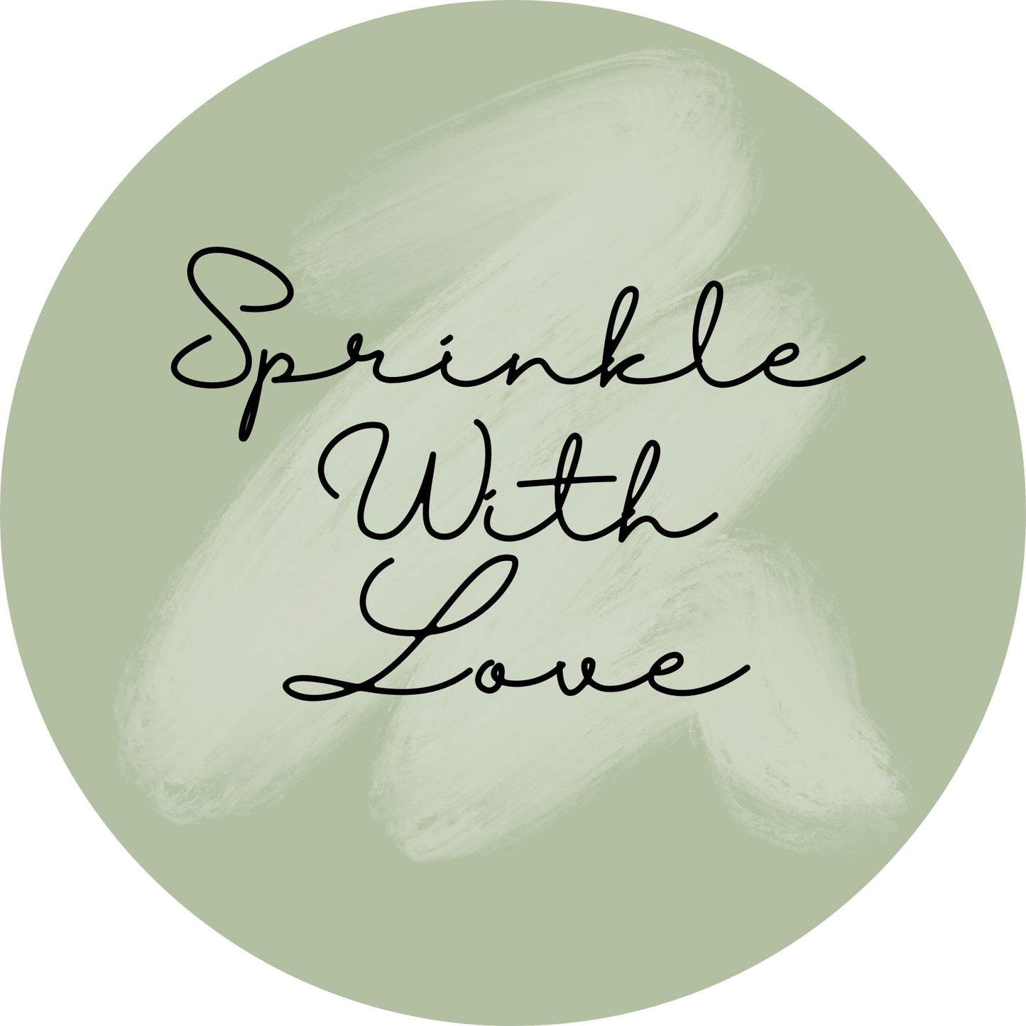 SPRINKLE WITH LOVE #5 Confetti Pre-Printed Stickers