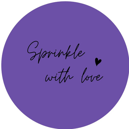 SPRINKLE WITH LOVE #11 Confetti Pre-Printed Sticker