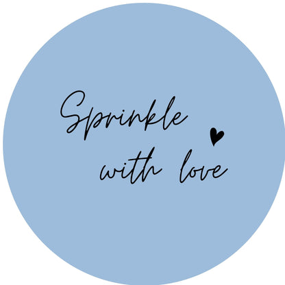 SPRINKLE WITH LOVE #11 Confetti Pre-Printed Sticker