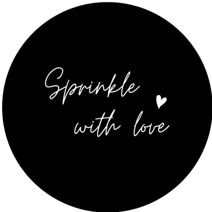 SPRINKLE WITH LOVE #11 Confetti Pre-Printed Sticker