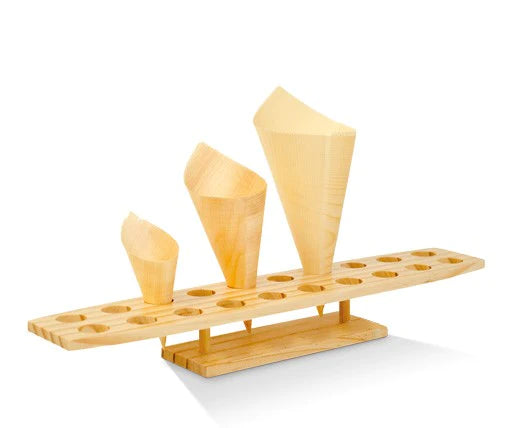 Wooden Cone Holder