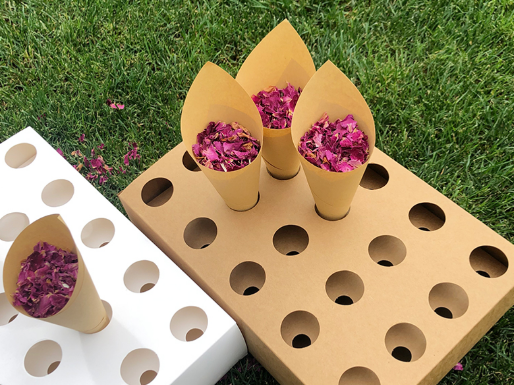 Kraft Cone Trays