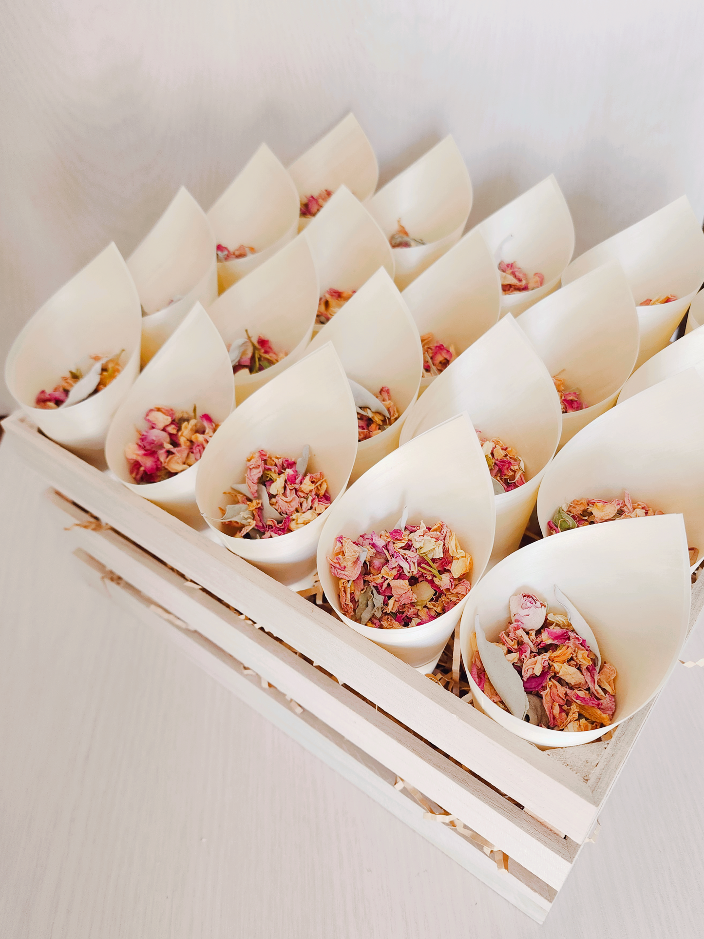 Bamboo Confetti Cones